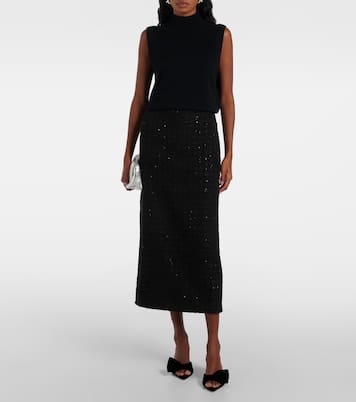 Pantoletten 55 aus Samt | Gianvito Rossi