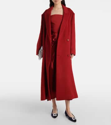 Hangisi embellished velvet ballet flats | Manolo Blahnik