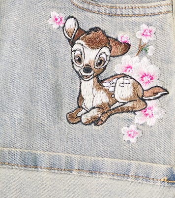 Bestickter Jeansrock | Monnalisa