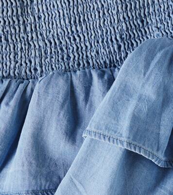 Gonna Bonita in cotone con ruches | Molo