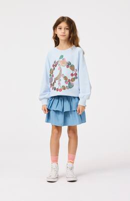 Gonna Bonita in cotone con ruches | Molo