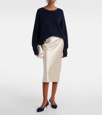 Pumps Vin In The City 45 aus Veloursleder | Roger Vivier