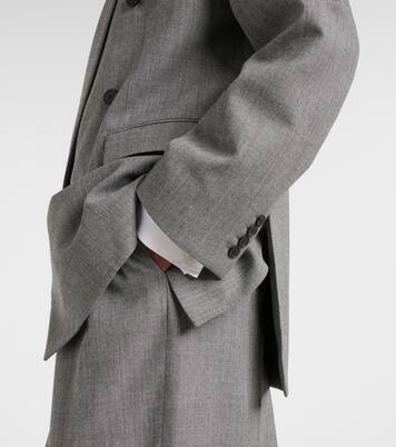 Double-breasted wool twill blazer | Saint Laurent