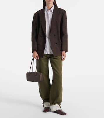 Lagune Bowling Mini leather shoulder bag | Aesther Ekme