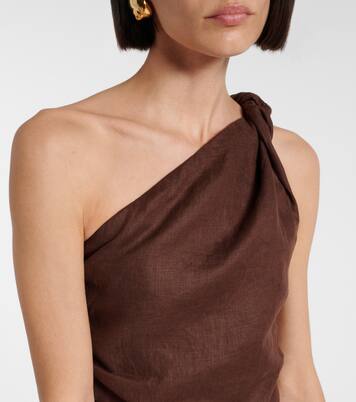 Robe Marga asymétrique en lin | Faithfull