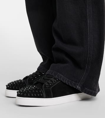 Louise Junior Spikes suede sneakers | Christian Louboutin