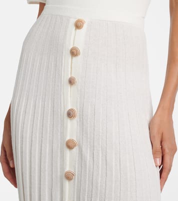 Maxirock Sundial Shell aus einem Baumwollgemisch | Christopher Esber