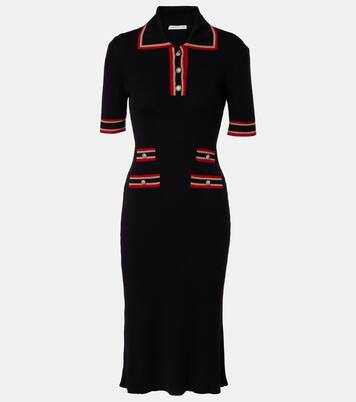 Polokleid aus Rippstrick | Alessandra Rich