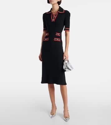 Polokleid aus Rippstrick | Alessandra Rich