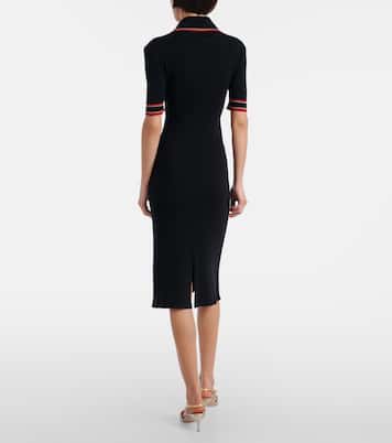 Polokleid aus Rippstrick | Alessandra Rich