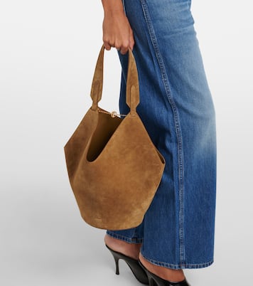 Sac Lotus Small en daim | Khaite