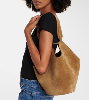 Sac Lotus Small en daim | Khaite