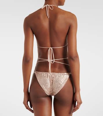 Bikini mit Pailletten | Norma Kamali