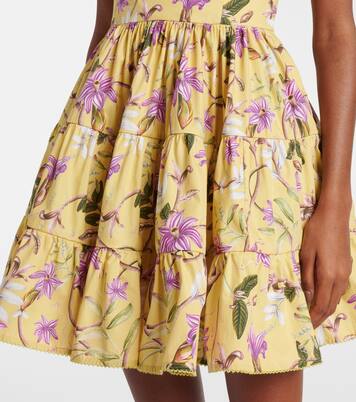 Bedrucktes Minikleid Lima aus Baumwolle | Agua by Agua Bendita