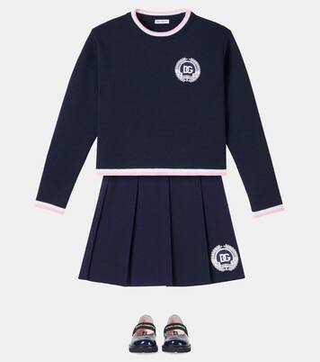 DG virgin wool skirt | Dolce&Gabbana Kids