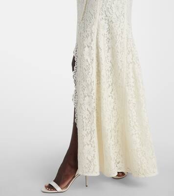 Robe longue en dentelle | Costarellos