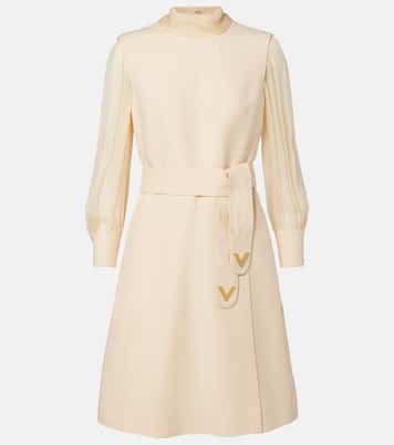 Wool and silk Crepe Couture minidress | Valentino