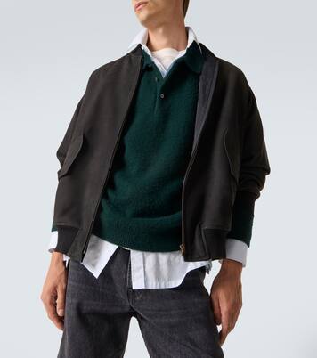 Blouson aus Veloursleder | A.Presse