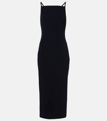 Sliced cady crêpe midi dress | Givenchy