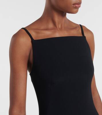 Sliced cady crêpe midi dress | Givenchy
