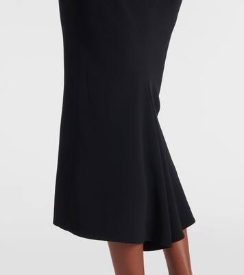 Sliced cady crêpe midi dress | Givenchy