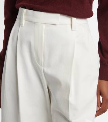 Pantalon ample en coton | Brunello Cucinelli