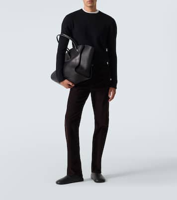 Hudson leather mules | The Row