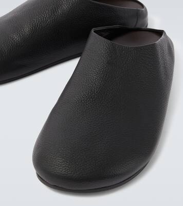 Hudson leather mules | The Row