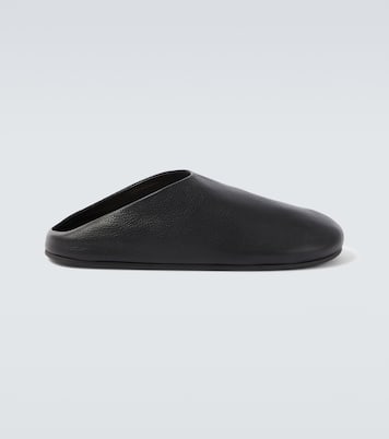 Hudson leather mules | The Row