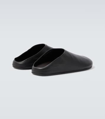 Hudson leather mules | The Row