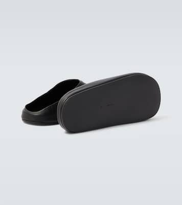 Hudson leather mules | The Row