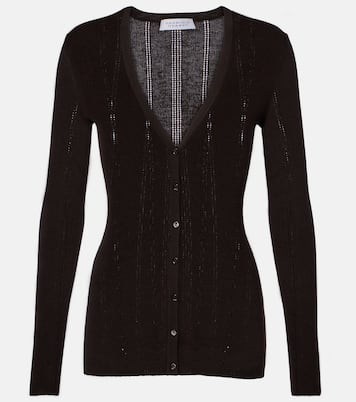Lillian rib-knitted wool cardigan | Gabriela Hearst