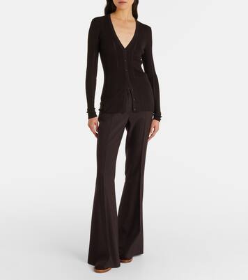 Lillian rib-knitted wool cardigan | Gabriela Hearst