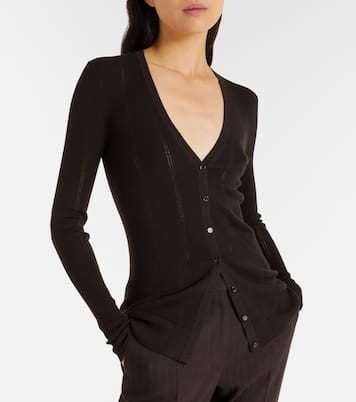 Lillian rib-knitted wool cardigan | Gabriela Hearst
