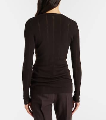 Lillian rib-knitted wool cardigan | Gabriela Hearst