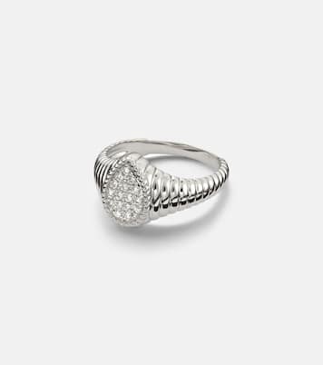 Bague en or blanc 9 ct et diamants | Yvonne Léon