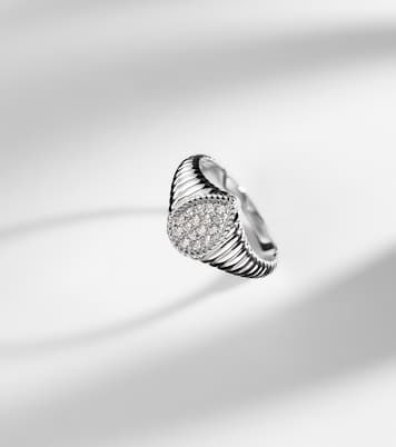 Bague en or blanc 9 ct et diamants | Yvonne Léon