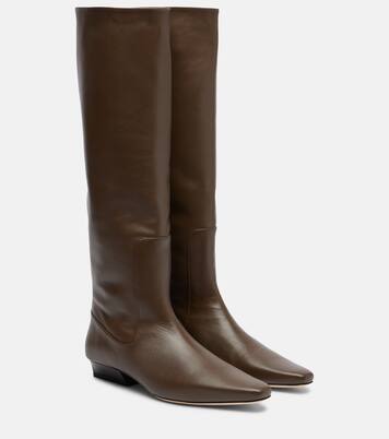 Wally leather knee-high boots | Staud