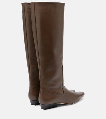 Wally leather knee-high boots | Staud