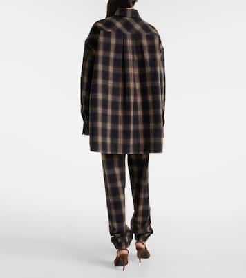 格纹棉质运动裤 | The Attico