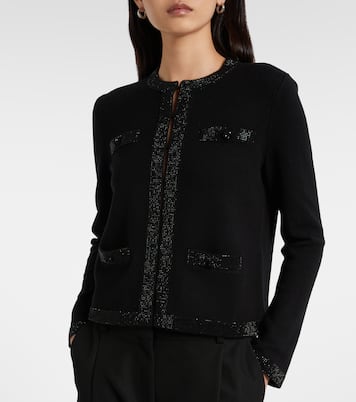 Verzierter Cardigan aus einem Wollgemisch | Tory Burch