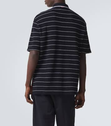 Polohemd aus Baumwolle und Leinen | Thom Browne
