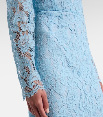 Vestido de cóctel de mezcla de algodón | Dolce&Gabbana