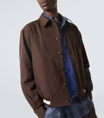 Veste blouson en gabardine de laine | Loewe