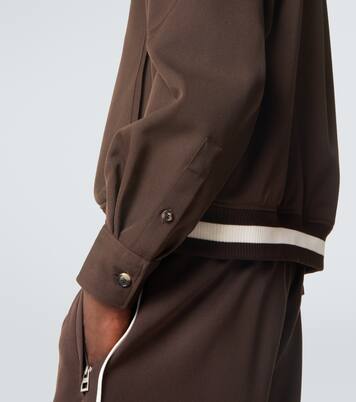 Veste blouson en gabardine de laine | Loewe