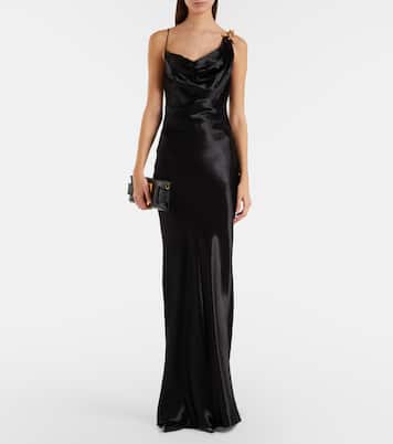 Robe aus Satin | Balmain