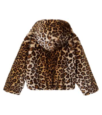 豹纹印花连帽夹克 | Dolce&Gabbana Kids