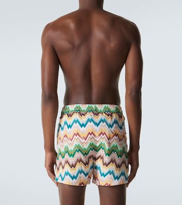 Zigzag swim trunks  | Missoni