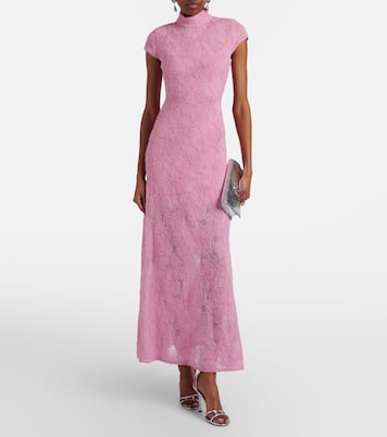 Maxikleid aus Mesh | Rotate