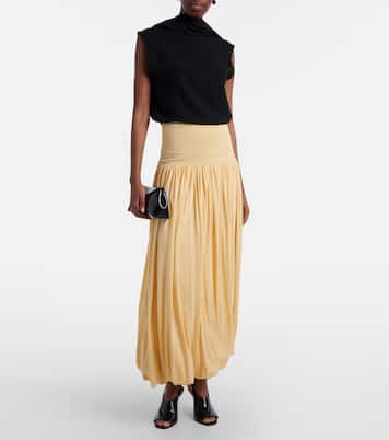 Jupe midi en jersey | Toteme